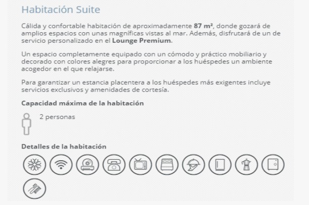 Hotel Barceló Ixtapa Habitación Suite para 2 personas en el Hotel Barceló Ixtapa, ideal para bodas o aniversarios