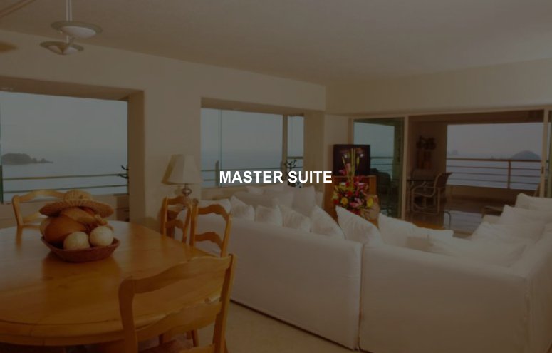 Hotel Emporio Ixtapa Habitación Master Suite consta de 2 recámaras, cada una con su propio baño, vista al mar garantizada en Ixtapa Zihuatanejo